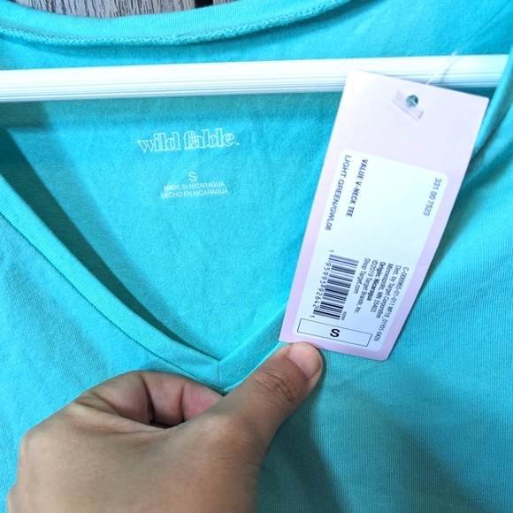 Wild Fable cropped top soft mint color size S NWT - Picture 3 of 4